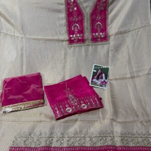 Embroidered Unstitched Dress Material