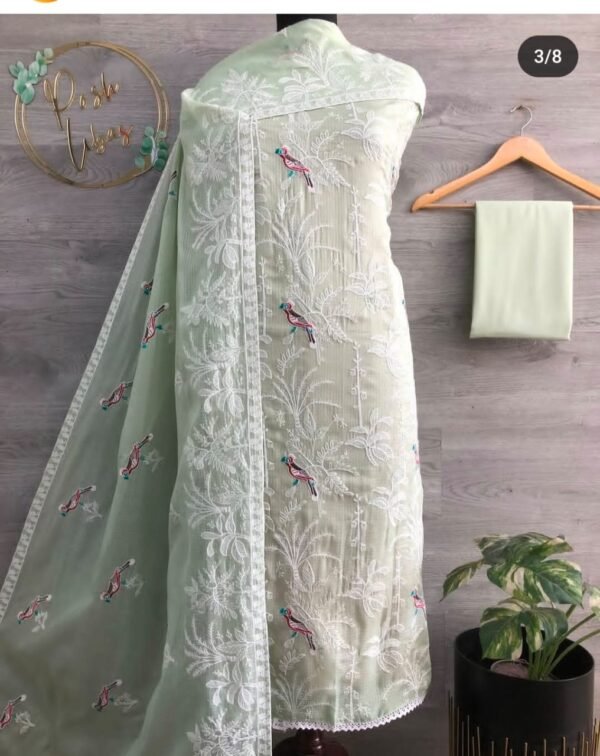Women Kurta with Trousers & Dupatta set
